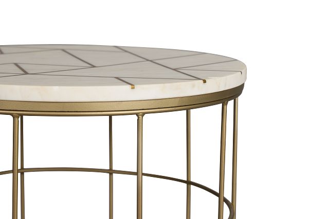 Arielle Marble Accent Table