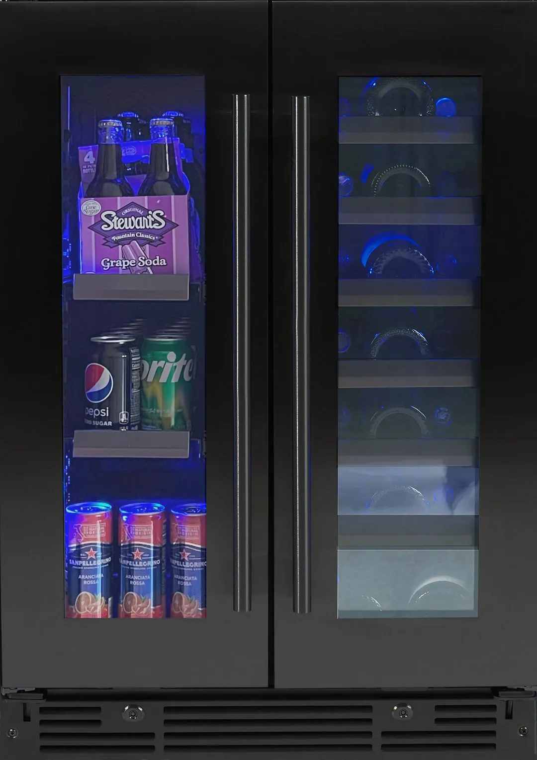 Xo Appliance 24 Serives Wine/beverage Center Black Stnl Steel Beverage Center