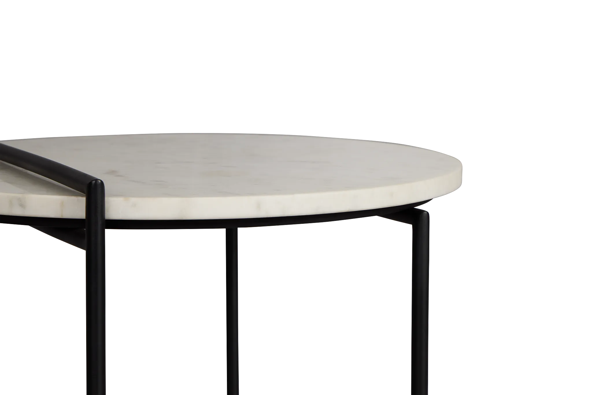 Echo White Accent Table
