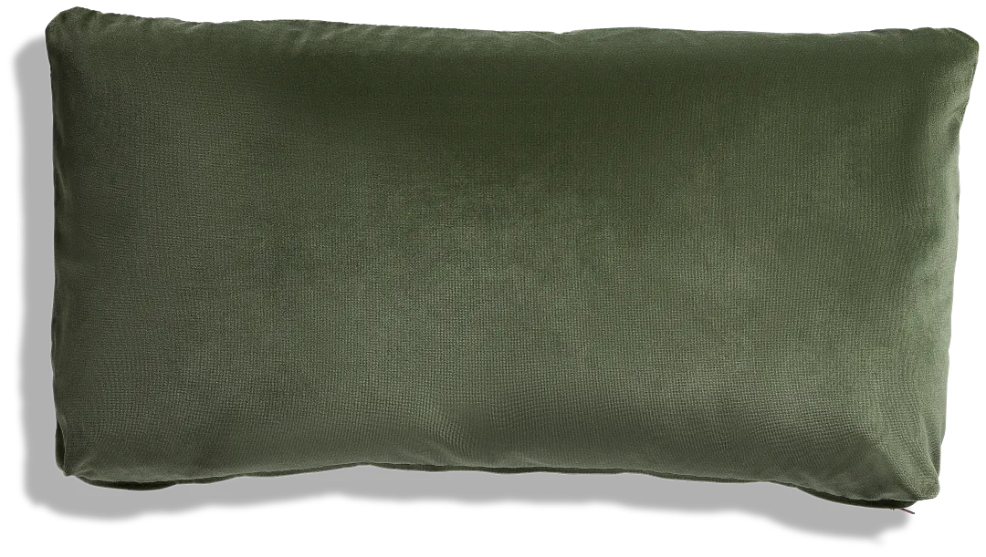 Lauran Dark Green Lumbar Accent Pillow