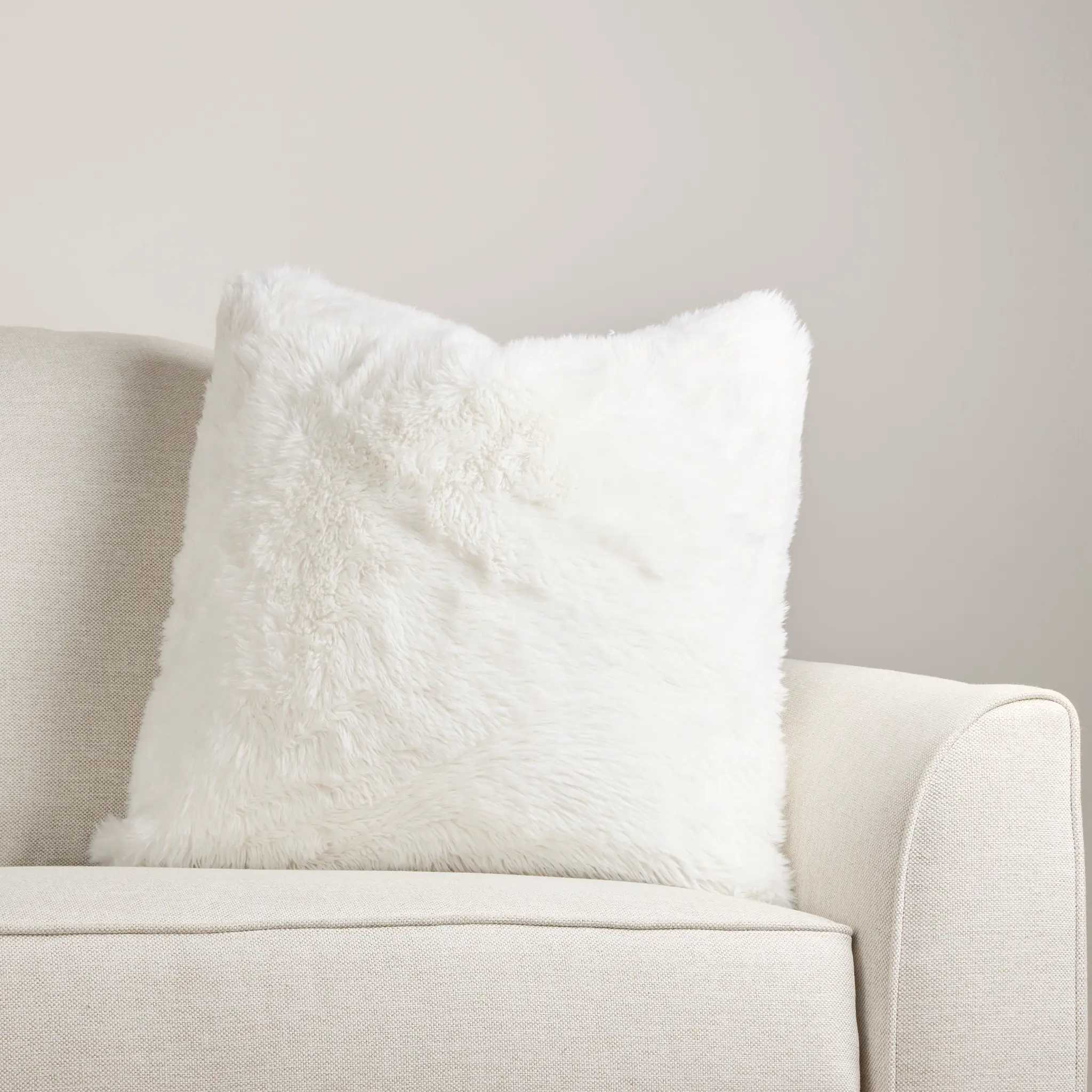 Yakety Yak White 22" Square Accent Pillow Yakety Yak White 22" Square Accent Pillow