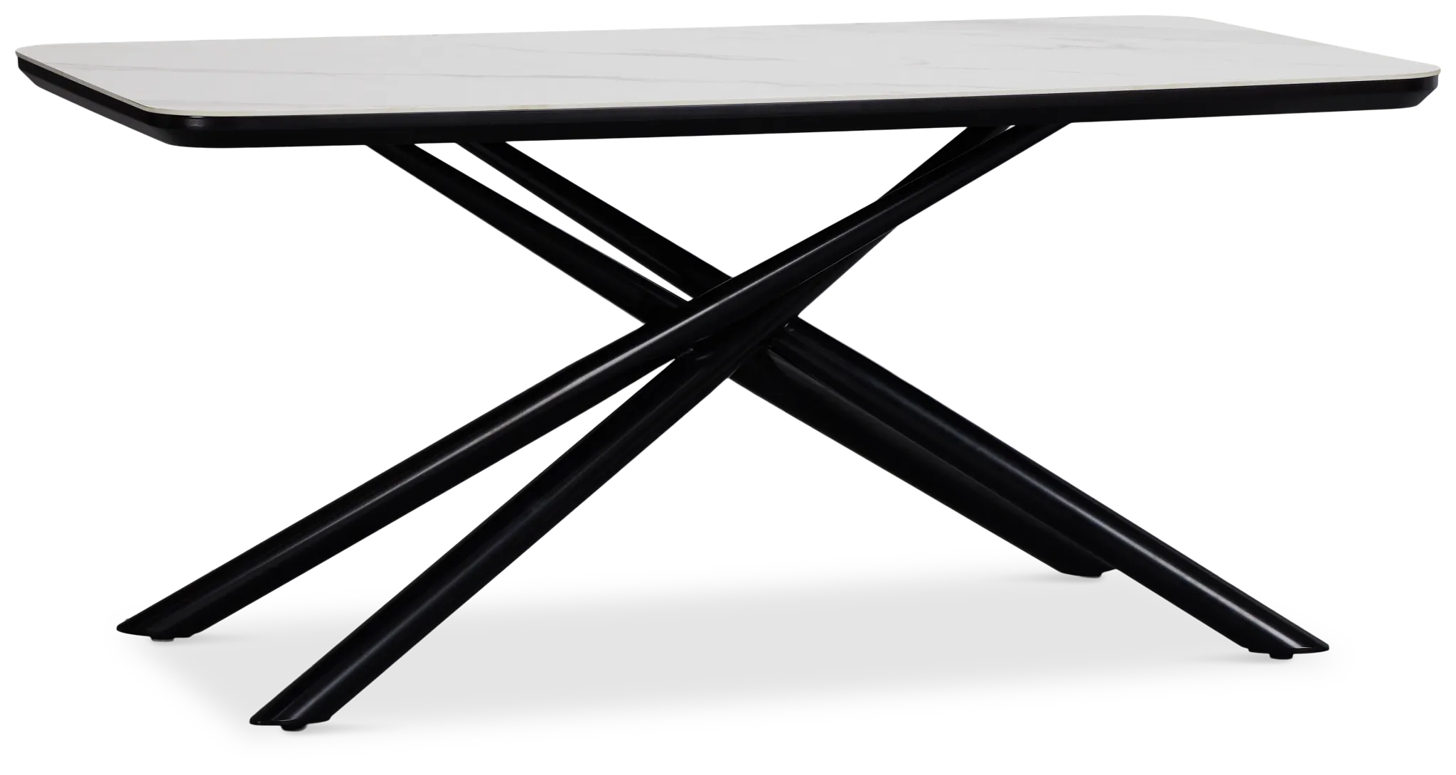 Palos White Rectangular Table