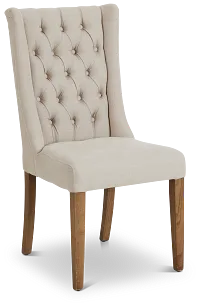 Camilla Beige Upholstered Side Chair