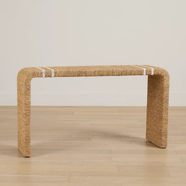 woven console tables