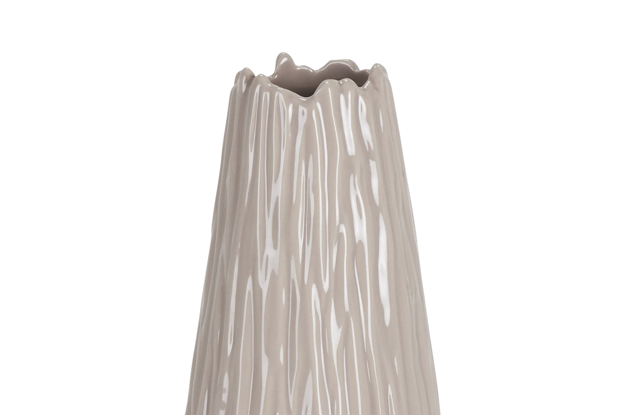 Modesto Taupe Small Vase