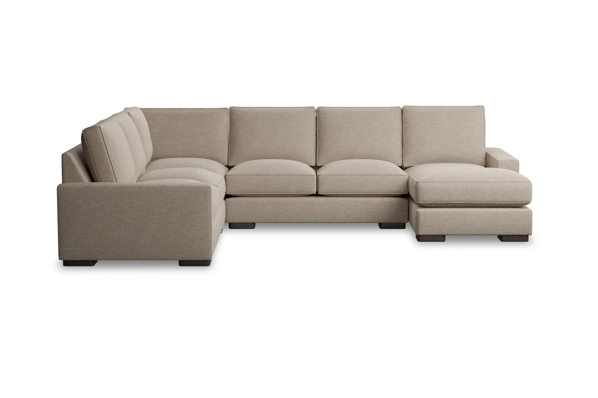 Edgewater Victory Taupe Medium Right Chaise Sectional