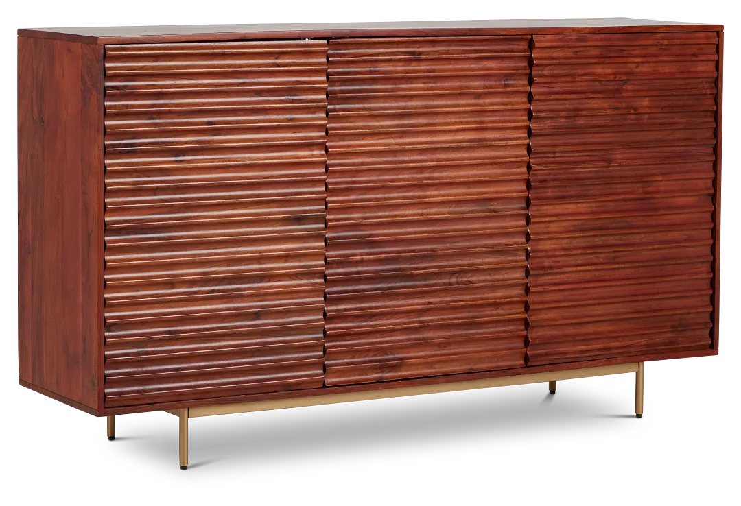 Tate Mid Tone 3 Door Cabinet