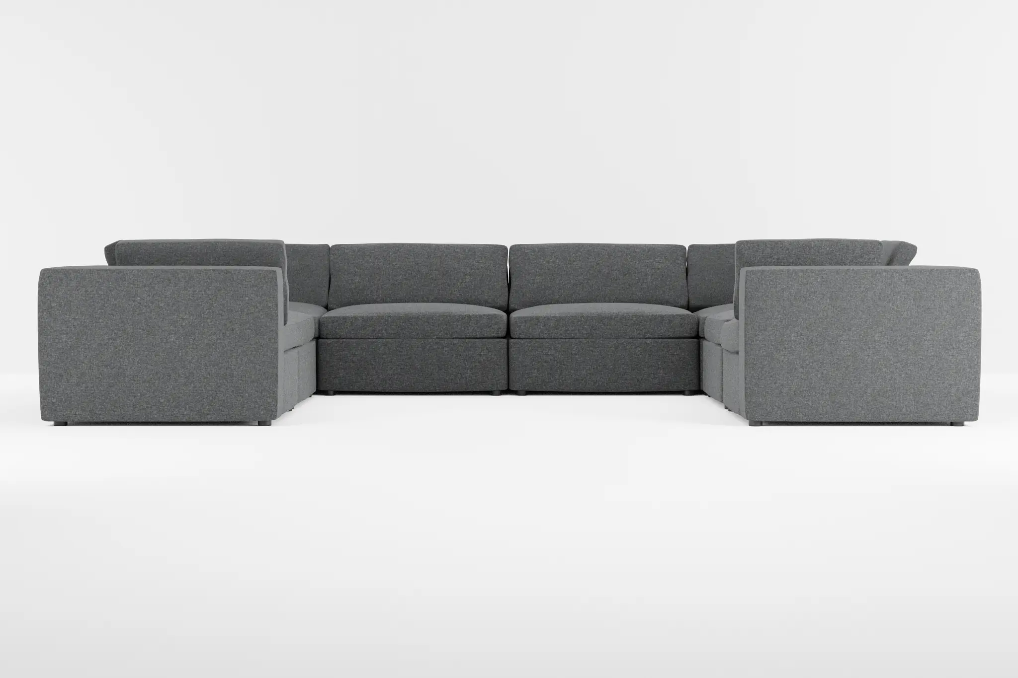 Destin Delray Dark Gray Fabric 8-piece Modular Sectional Destin Delray Dark Gray Fabric 8-piece Modular Sectional