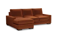 Edgewater Joya Orange Left Chaise Sectional