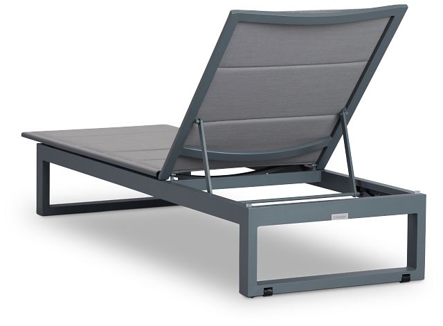 Anguilla Gray Cushioned Chaise