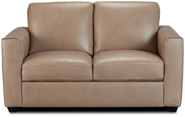 Lane Taupe Lthr/vinyl Loveseat