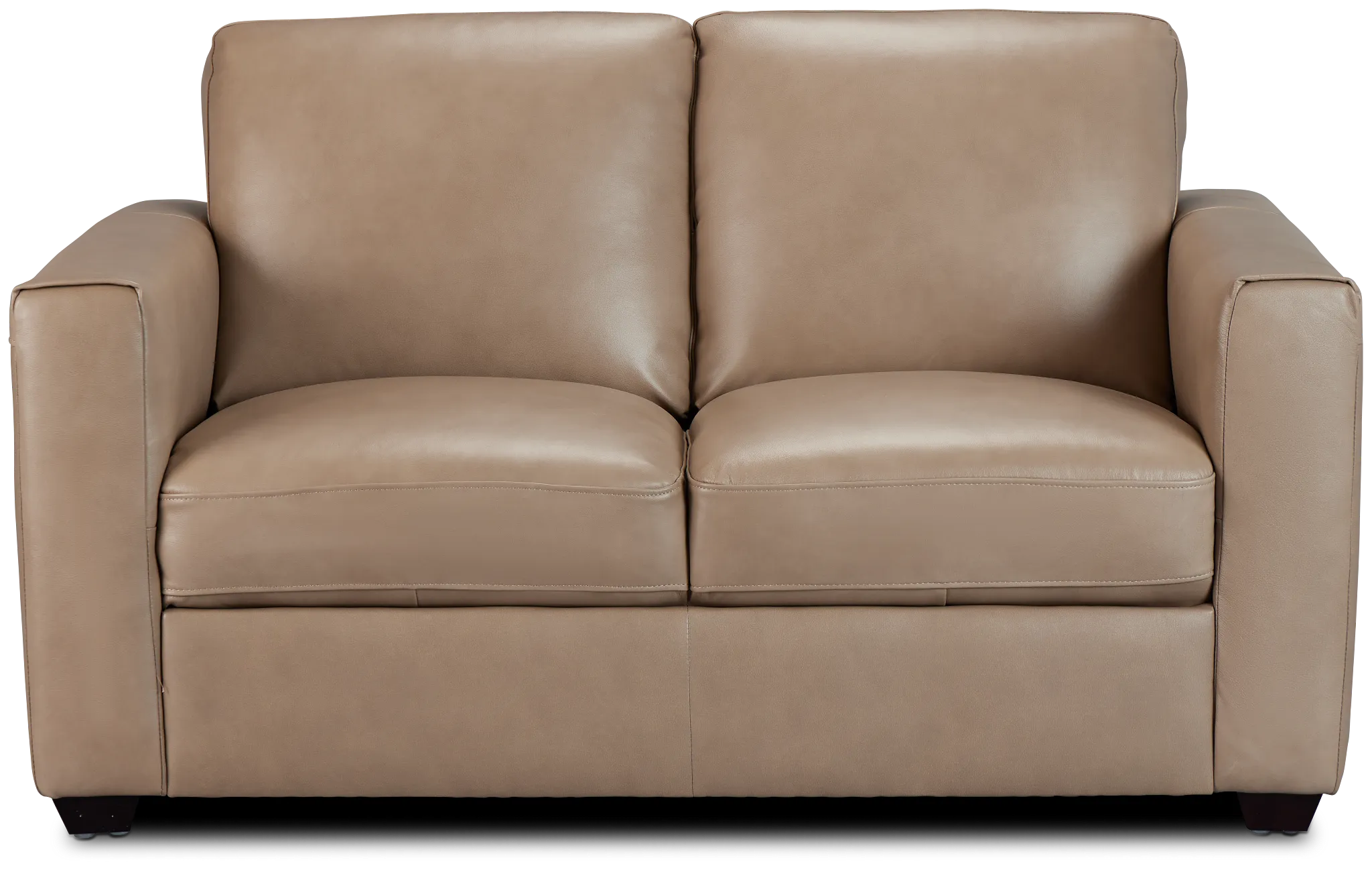 Lane Taupe Lthr/vinyl Loveseat