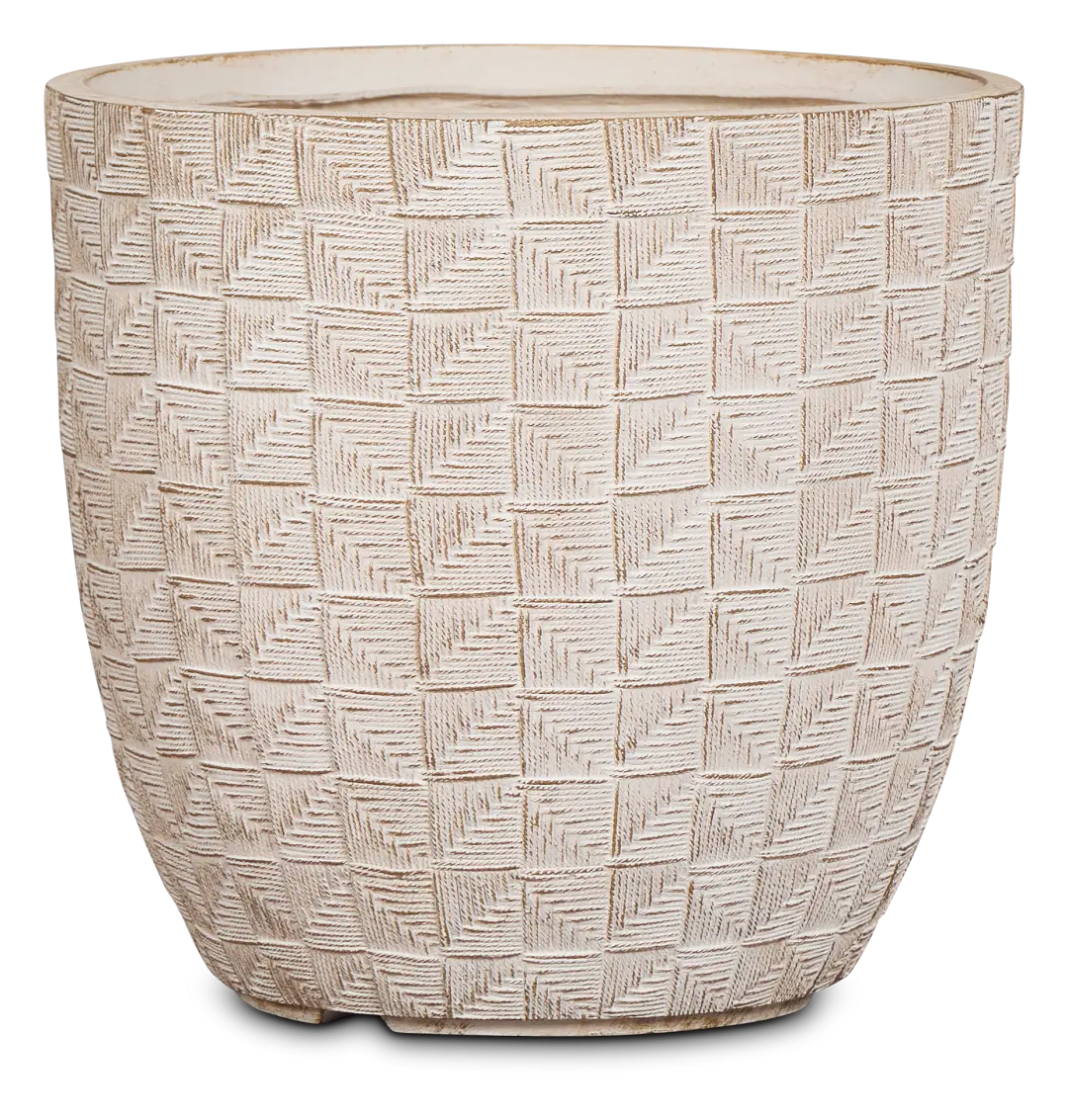 Keana Beige Medium Planter Keana Beige Medium Planter