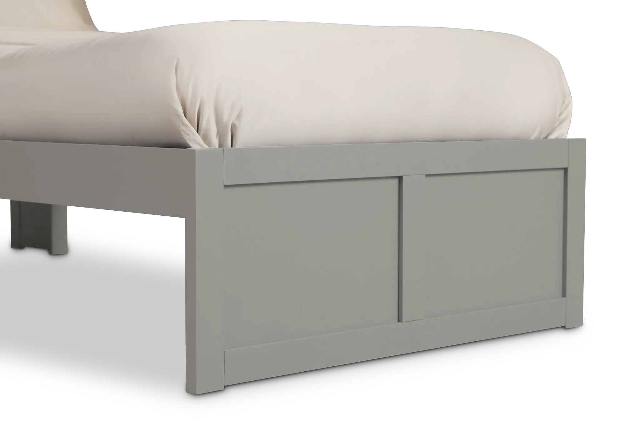 Charleston Gray Bookcase Bed