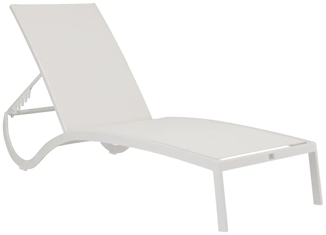 Lisbon2 White Sling Chaise Lisbon2 White Sling Chaise