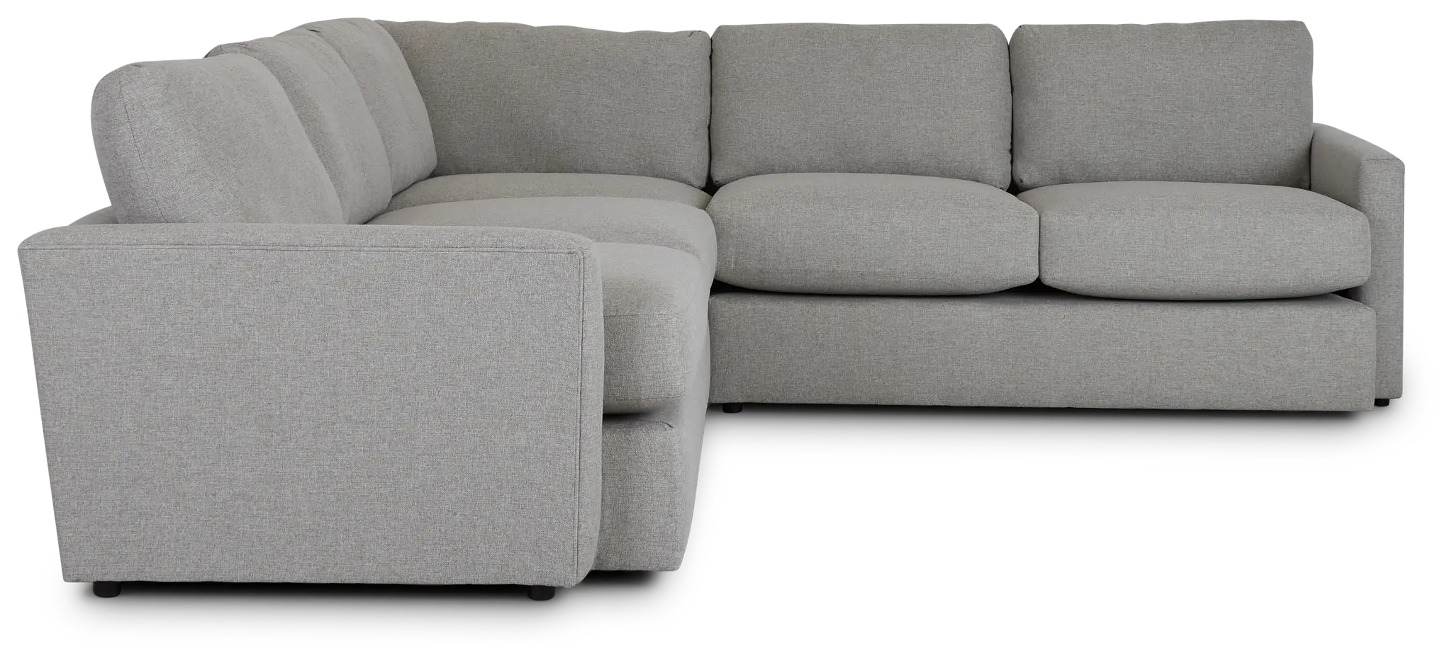 Noah Khaki Fabric Small Two-arm Sectional Noah Khaki Fabric Small Two-arm Sectional