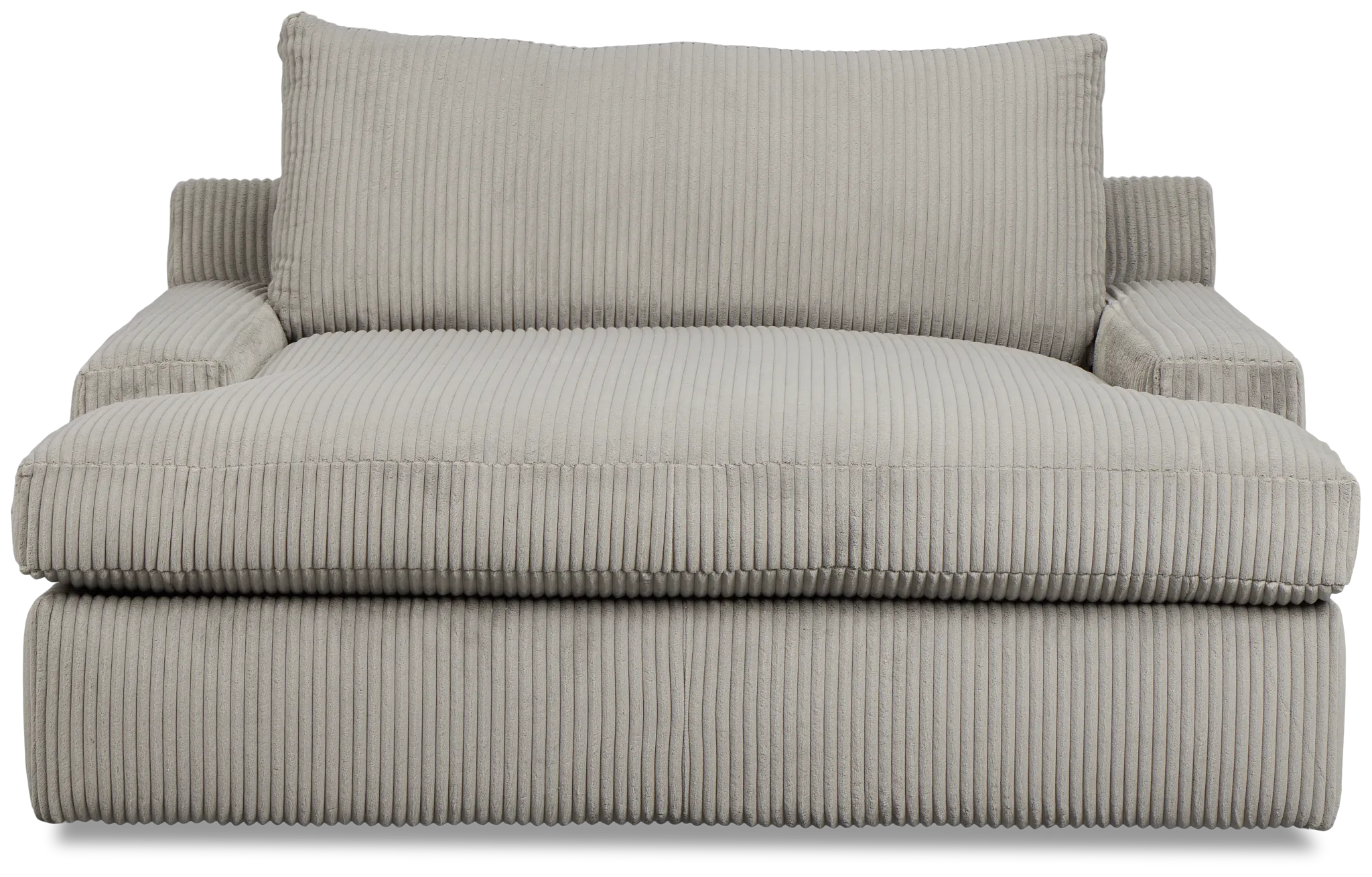 Charlie Gray Fabric Chaise