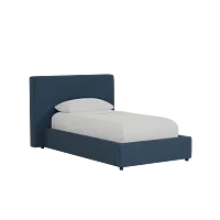 Grayton Elite Navy 44" Upholstered Platform Bed