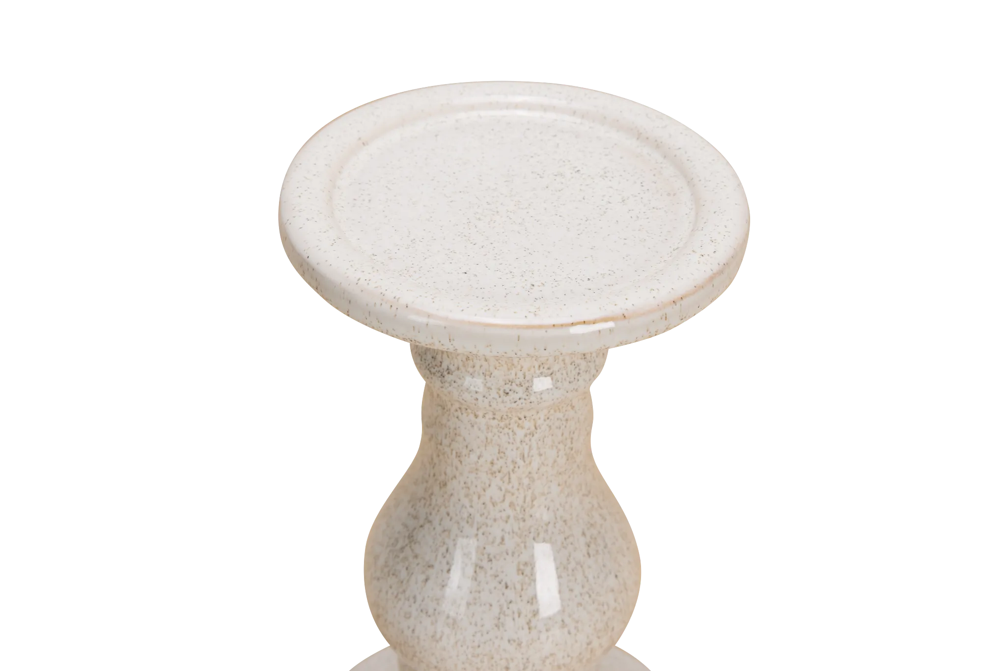 Eme White Small Candle Holder