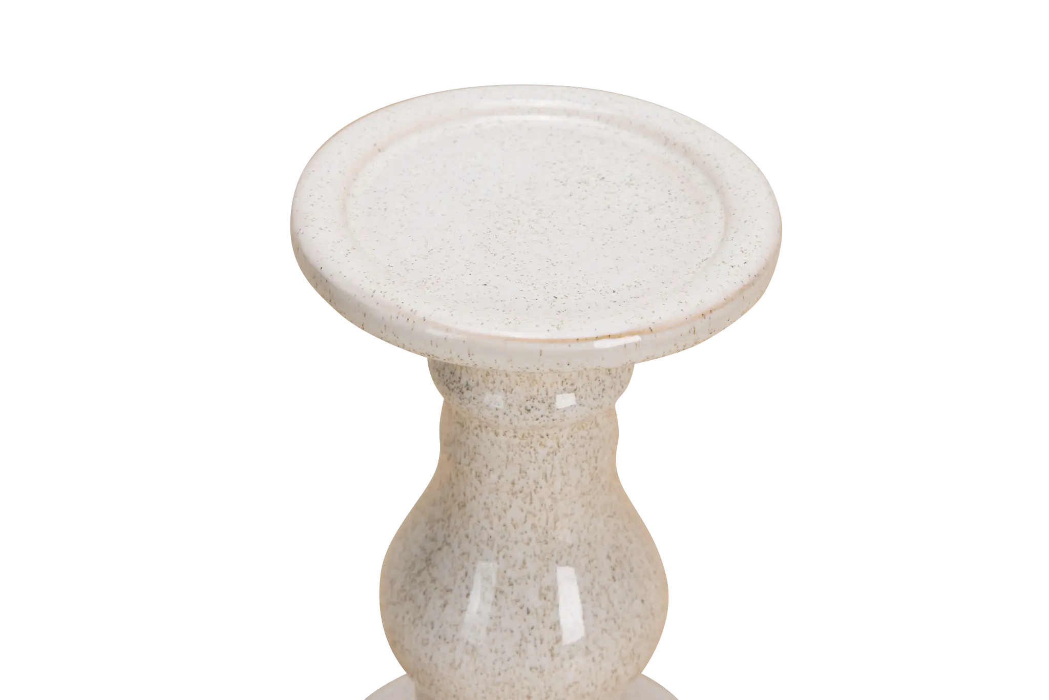 Eme White Small Candle Holder Eme White Small Candle Holder