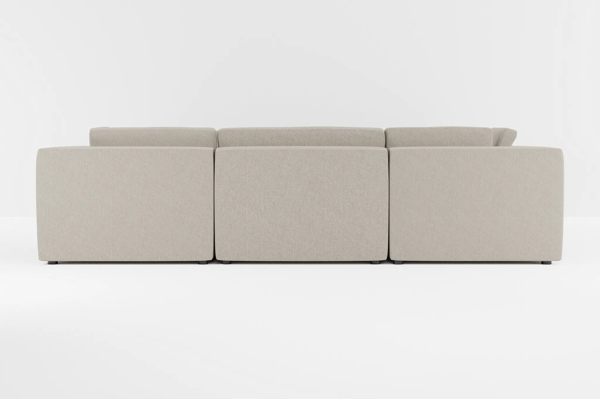 Destin Elevation Khaki Fabric 8-piece Modular Sectional