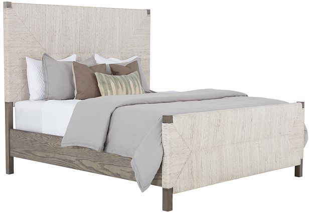 Palma Light Tone Woven Panel Bed