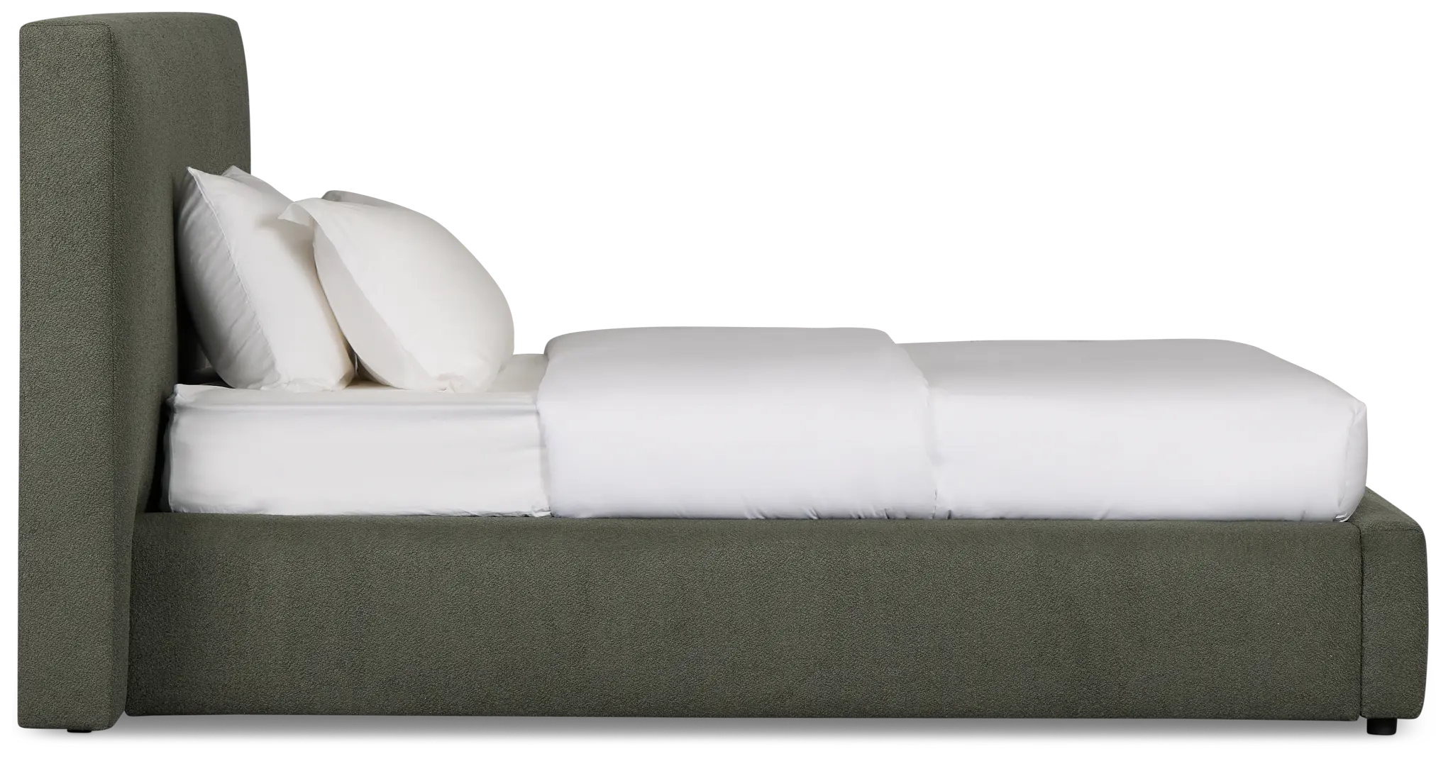 Grayton Sutton Green 44" Upholstered Platform Bed Grayton Sutton Green 44" Upholstered Platform Bed