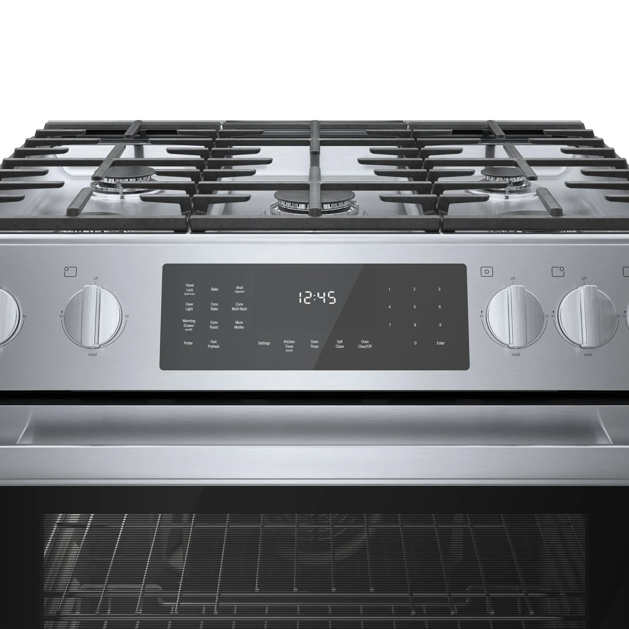Bosch 800 Series Stainless Steel 30" Dual Fuel Range
