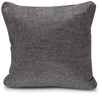 Andie Dark Gray 20" Accent Pillow Cover