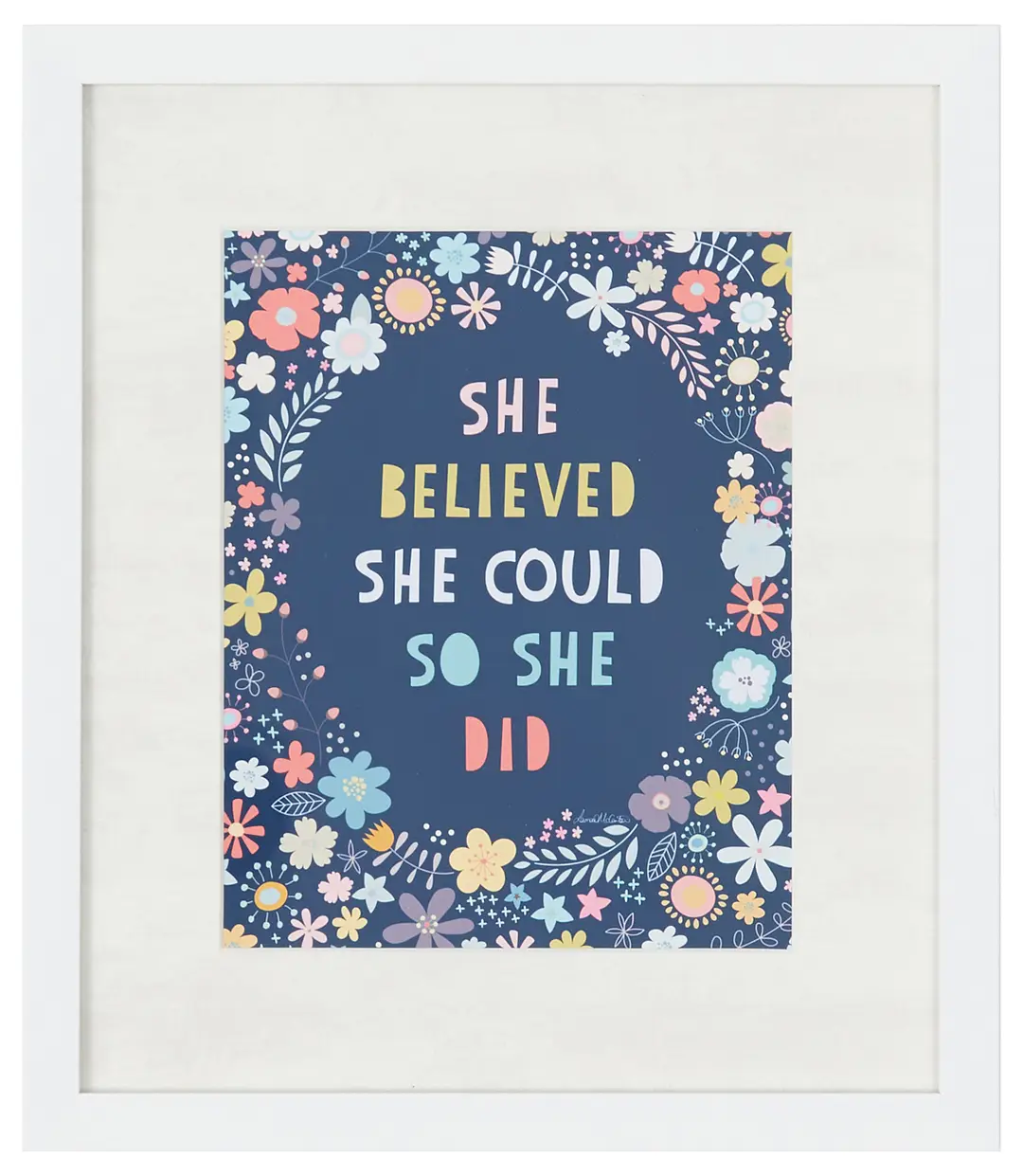 Believe Multicolored Framed Wall Art Believe Multicolored Framed Wall Art