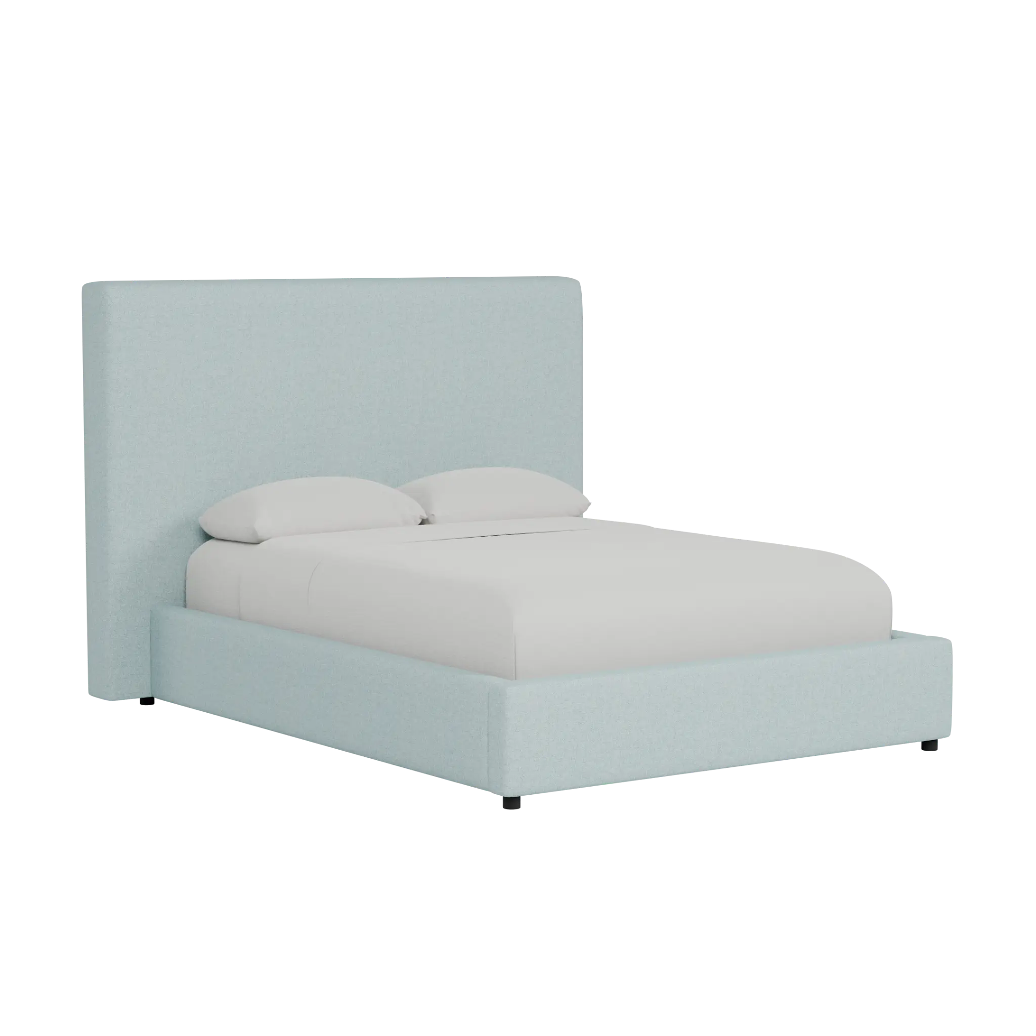 Grayton Elite Light Blue 54" Upholstered Platform Bed Grayton Elite Light Blue 54" Upholstered Platform Bed