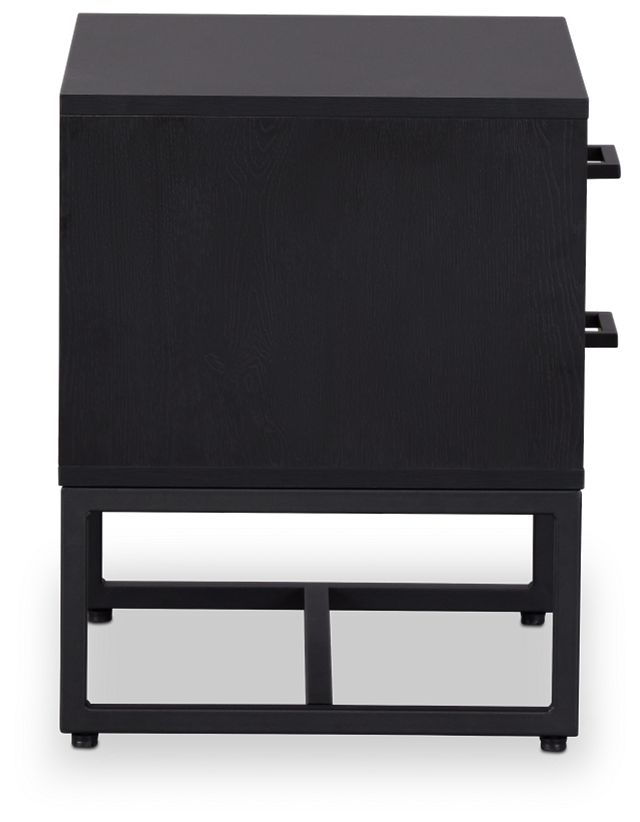 Anders Black 2-drawer End Table