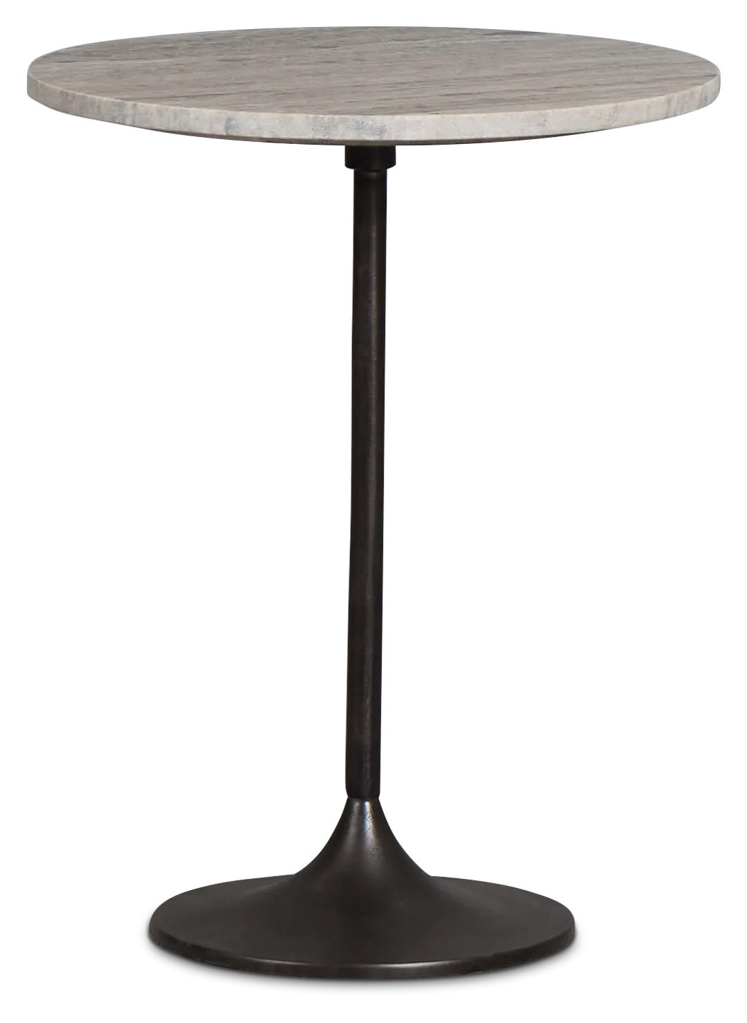 Diren Ivory Marble Accent Table