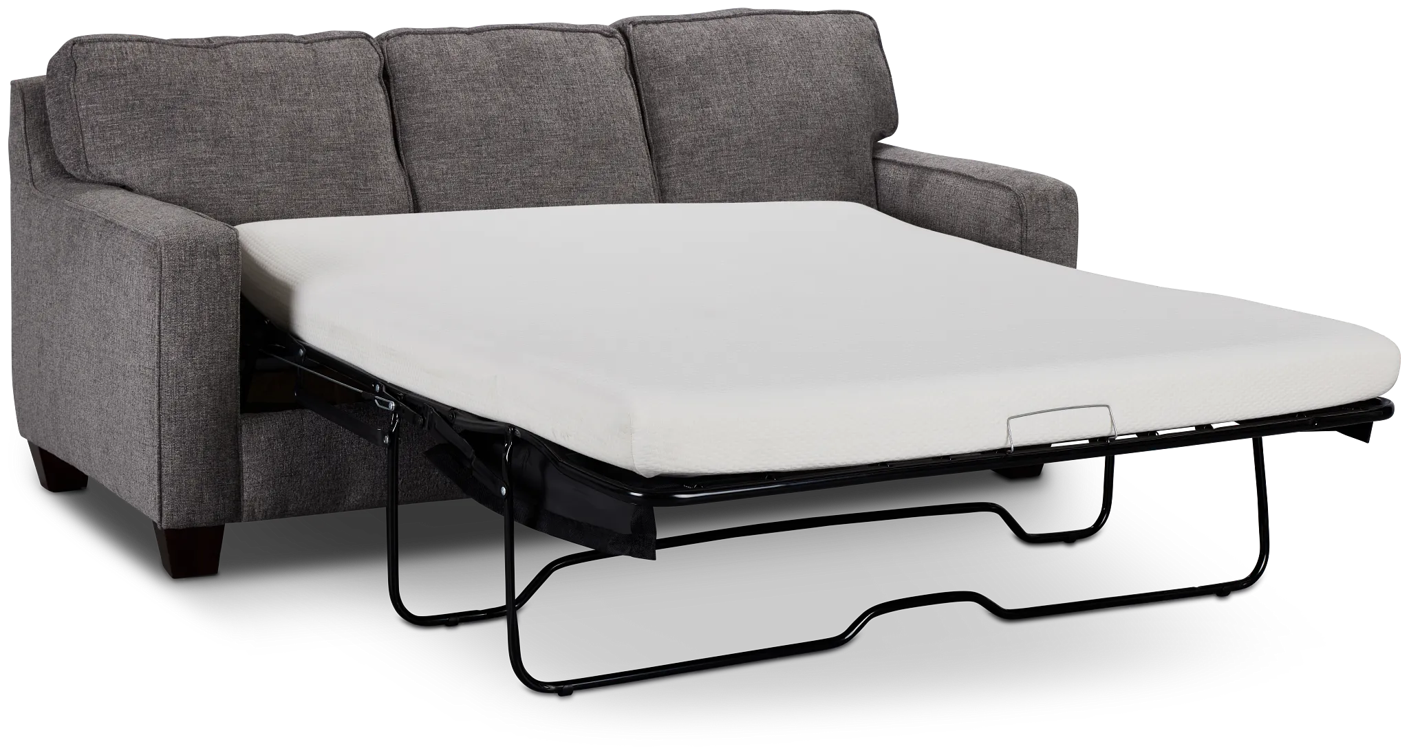 Andie Dark Gray Fabric Memory Foam Sleeper