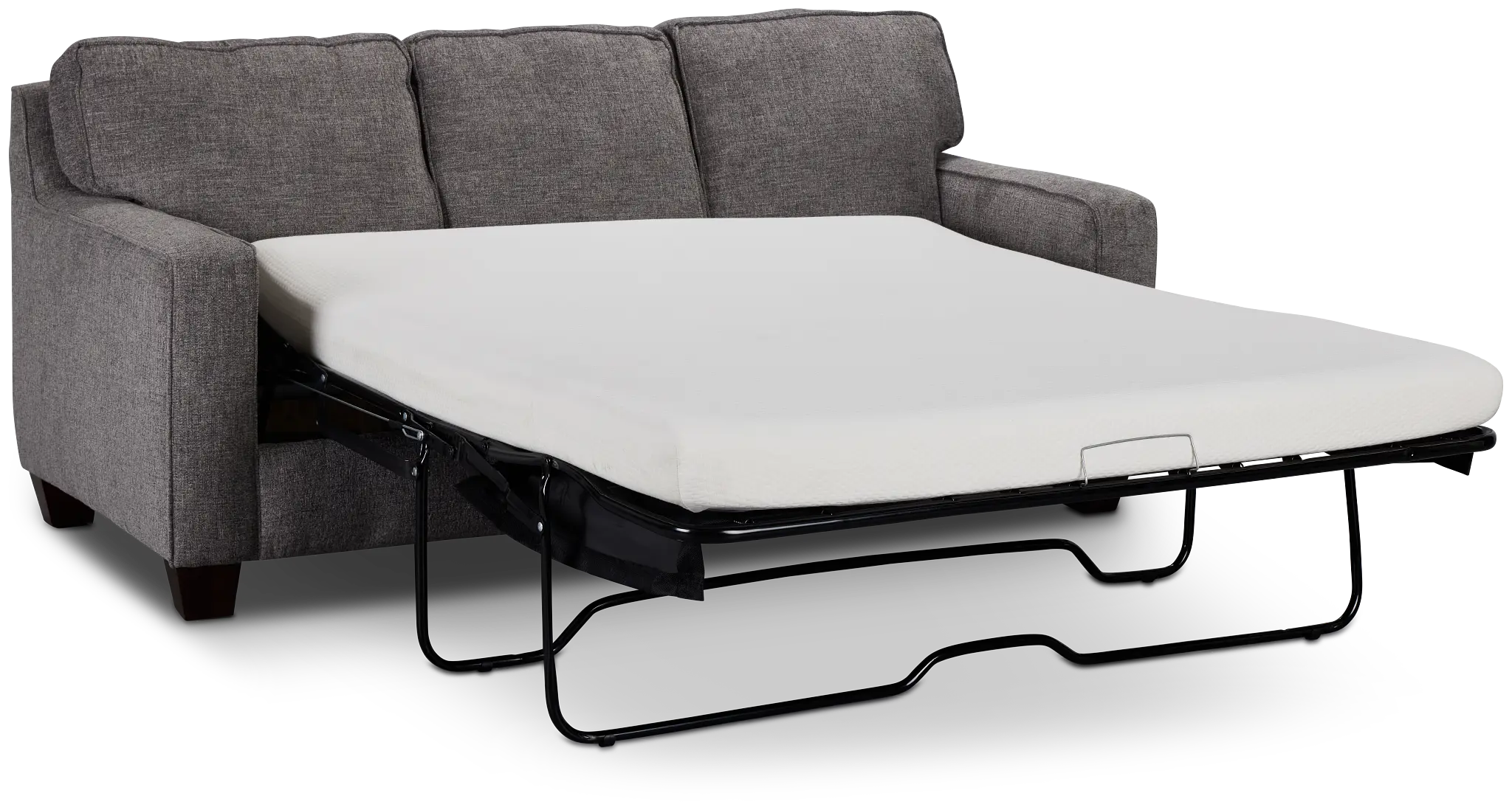 Andie Dark Gray Fabric Memory Foam Sleeper Andie Dark Gray Fabric Memory Foam Sleeper
