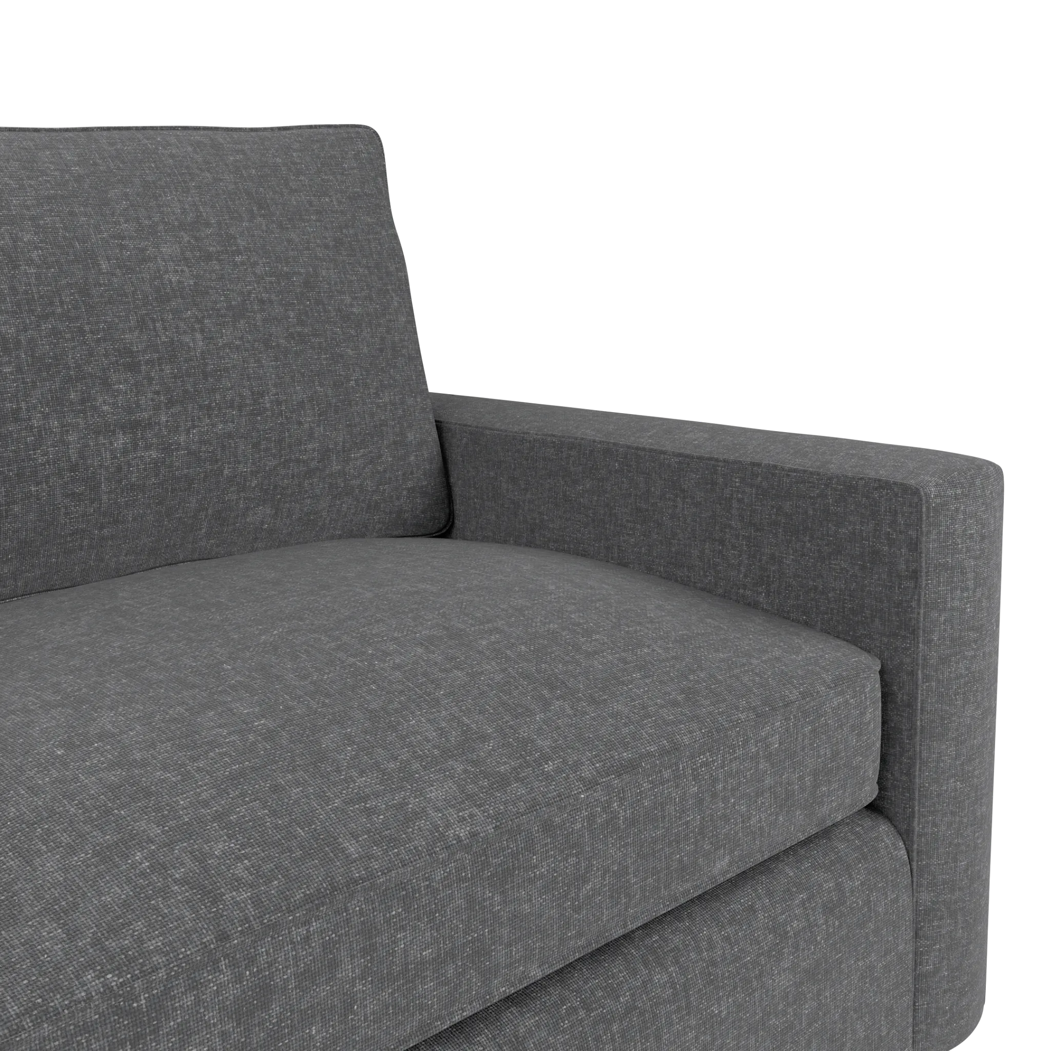 Siesta Delray Dark Gray Fabric Innerspring Sleeper