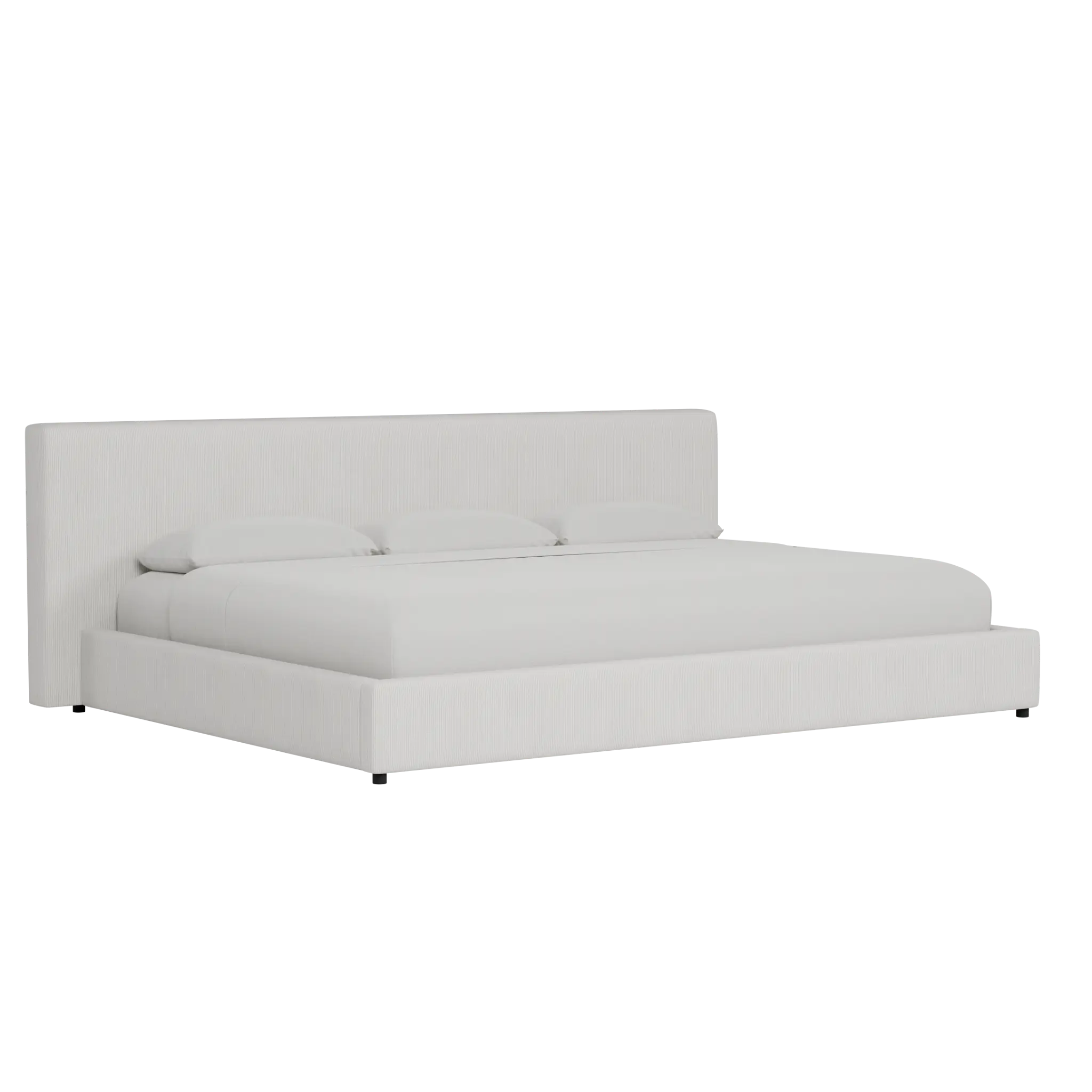 Grayton Lucy Light Beige 44" Upholstered Platform Bed Grayton Lucy Light Beige 44" Upholstered Platform Bed