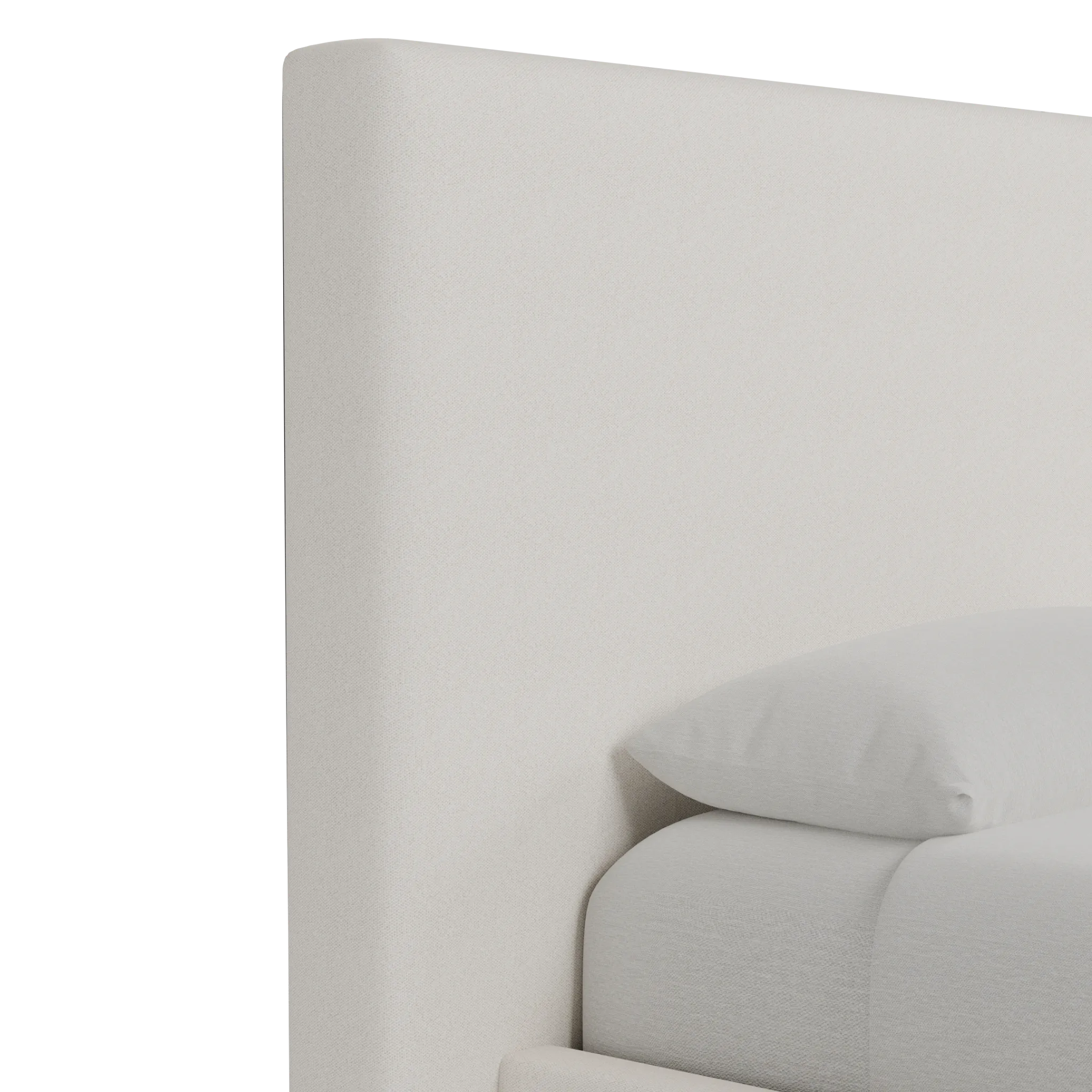 Grayton Gellar Beige 54" Upholstered Platform Bed