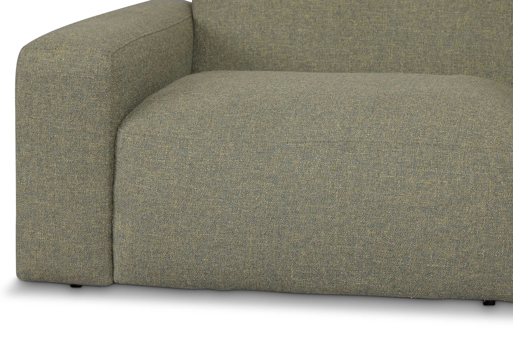 Baylor Green Fabric 3-piece Modular Sofa Baylor Green Fabric 3-piece Modular Sofa