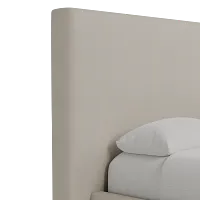 Grayton Suave Beige 54" Upholstered Platform Bed