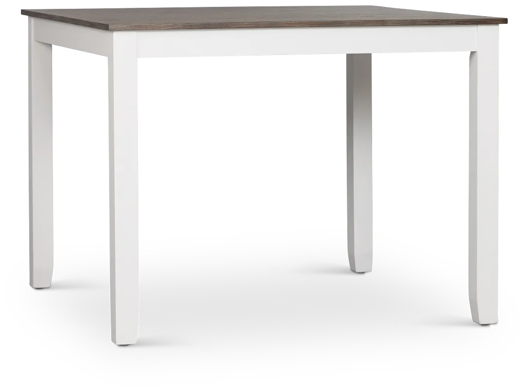 Edgartown Two-tone Square High Dining Table