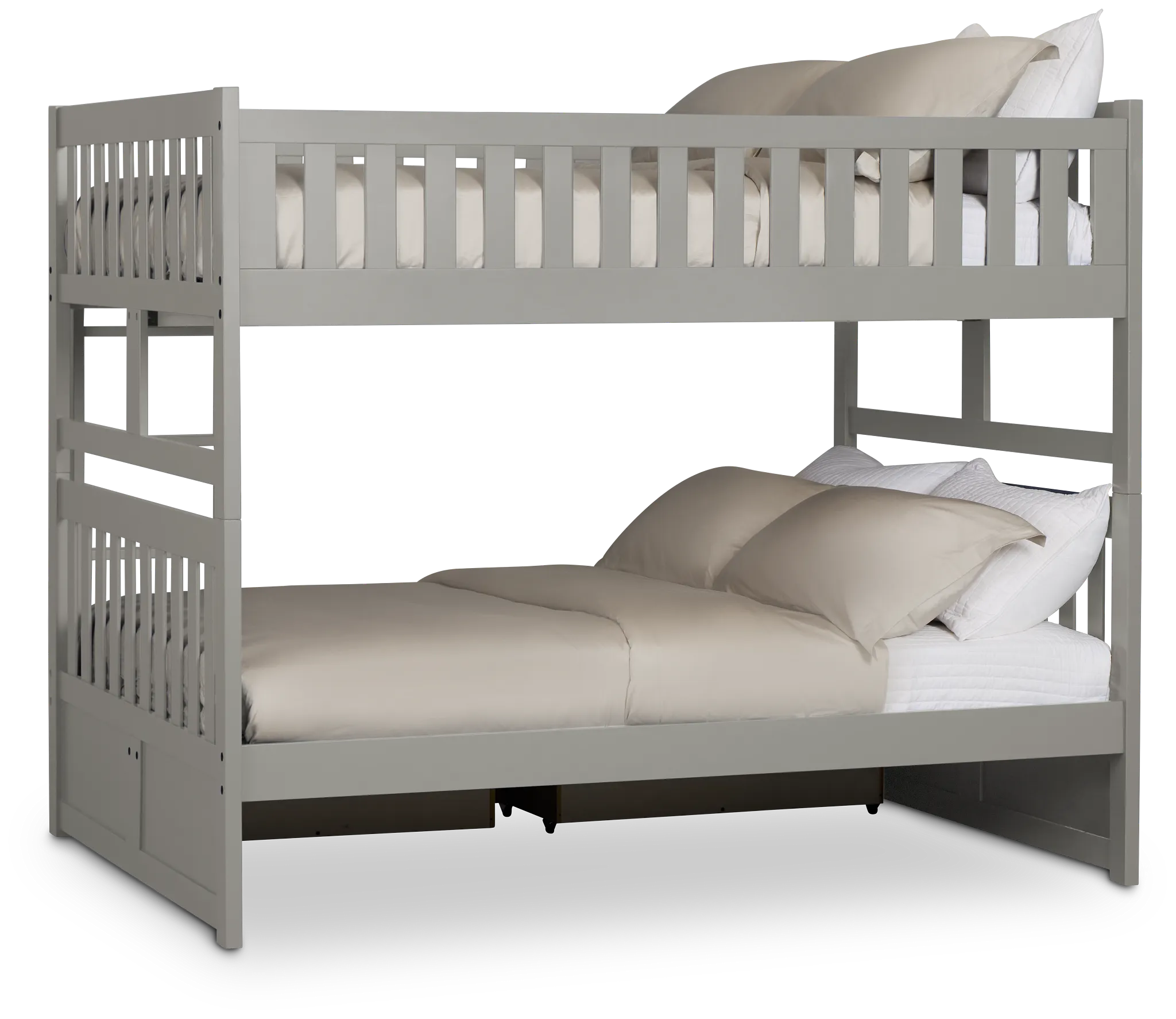 Charleston Gray Storage Bunk Bed