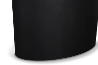 Nomad Black 78" Oval Table