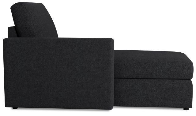 Citymod Dark Gray Fabric Left Chaise