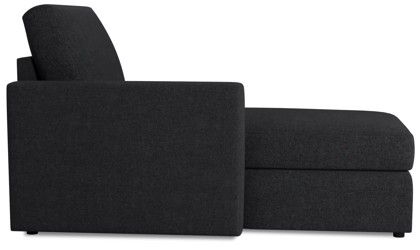 Citymod Dark Gray Fabric Left Chaise