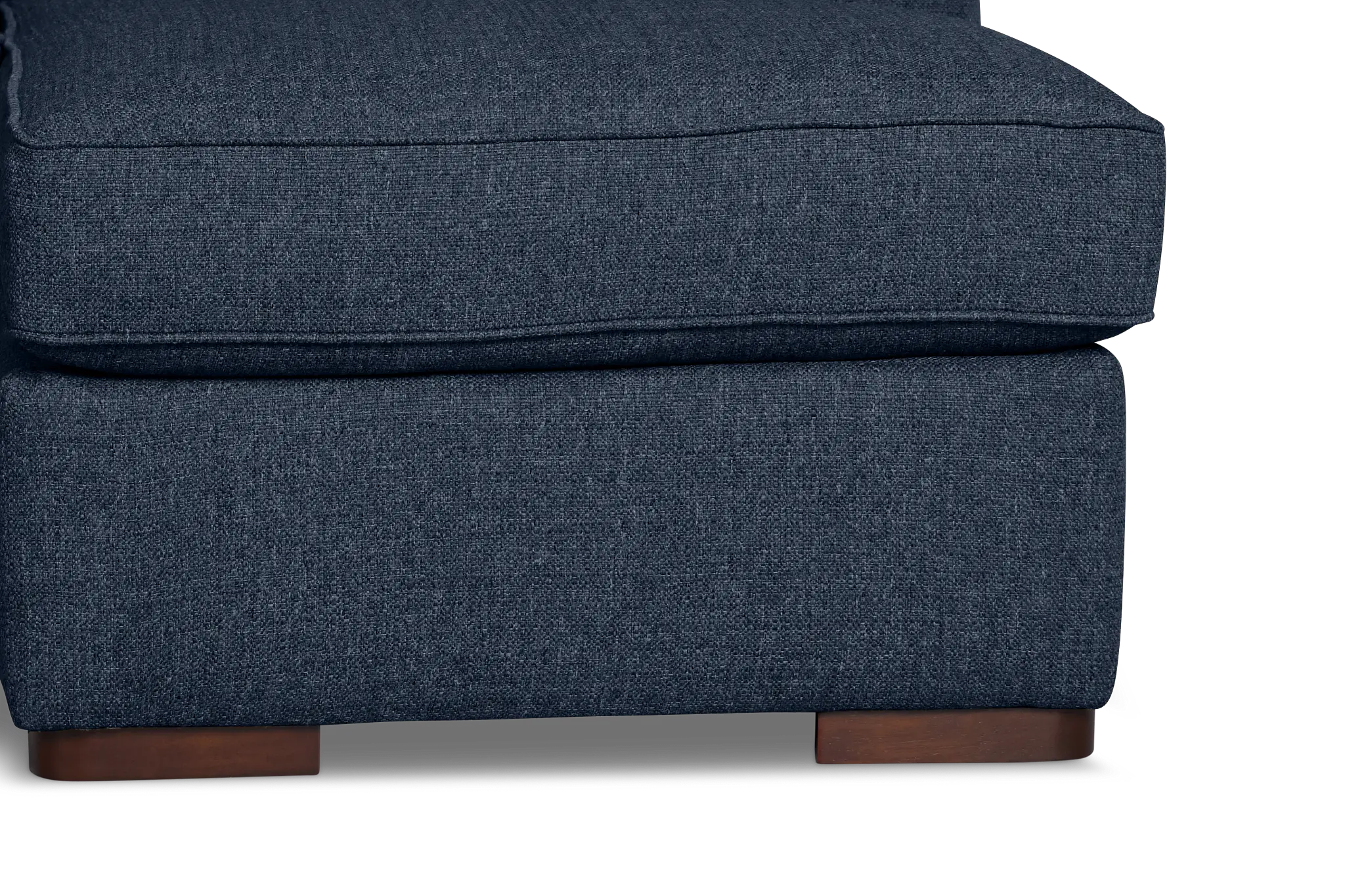 Sinclair Dark Blue Fabric Medium Right Chaise Sectional Sinclair Dark Blue Fabric Medium Right Chaise Sectional