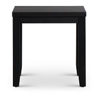 Alden Black Square End Table