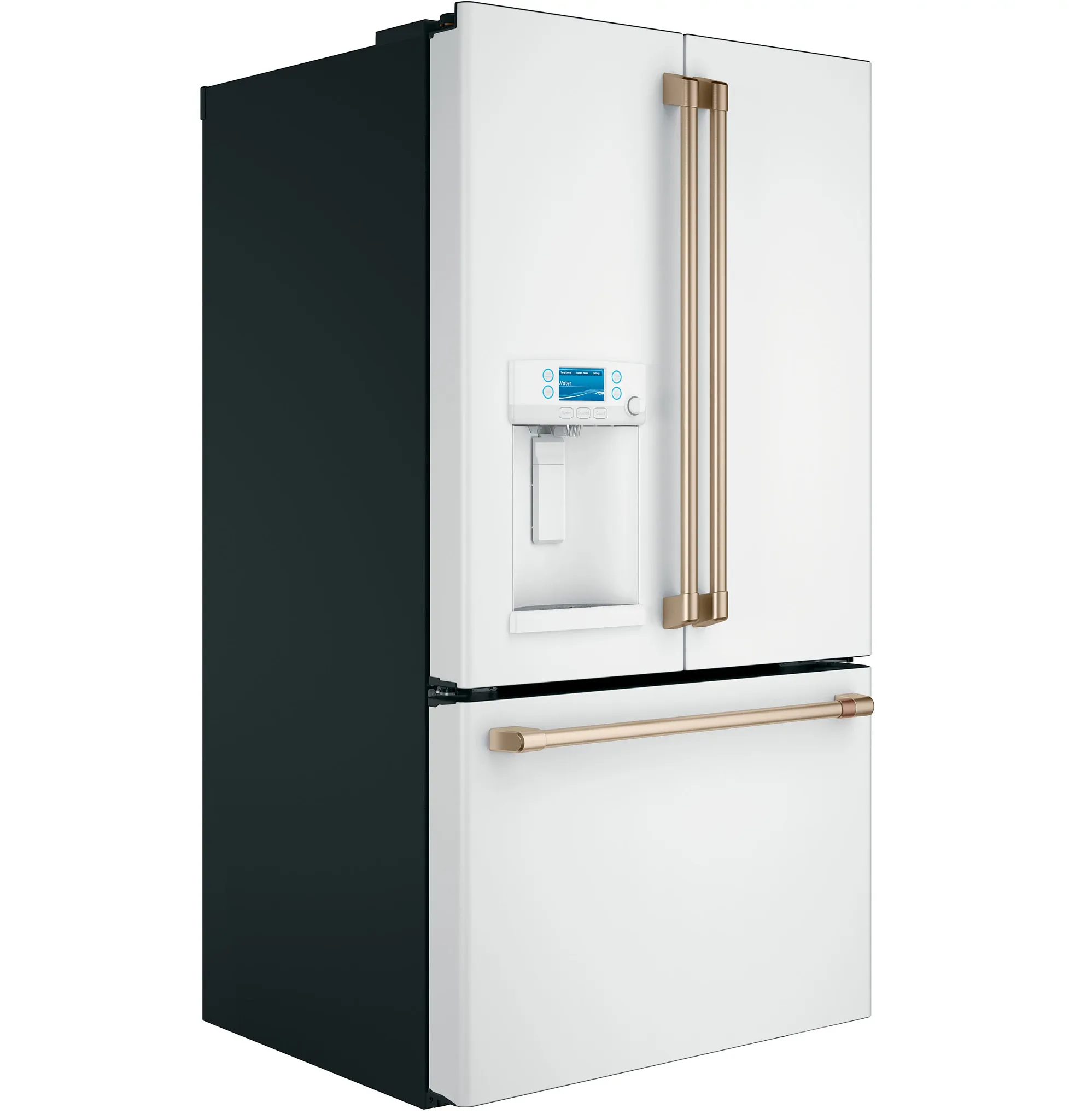 Cafe 28 Series White Bottom Freezer Refrigerator