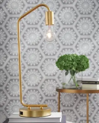 Covybend Gold Metal Desk Lamp Covybend Gold Metal Desk Lamp
