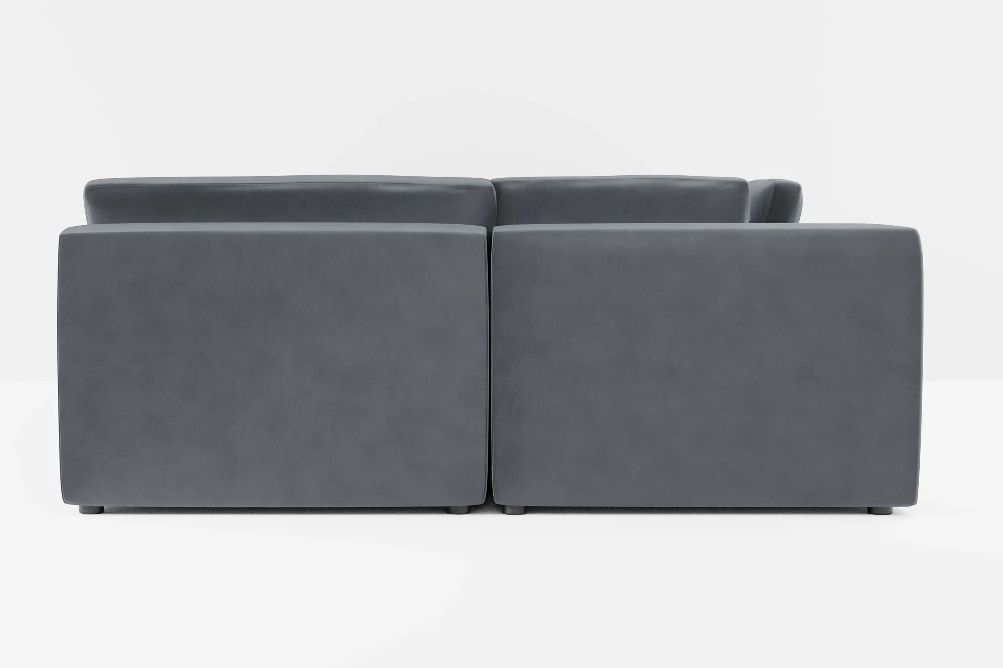 Destin Joya Gray Velvet 8-piece Pit Sectional